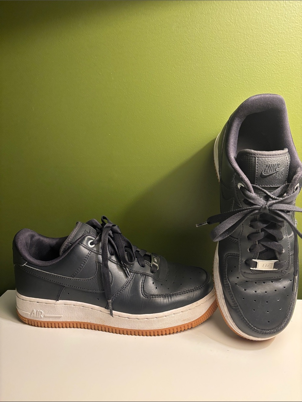 Nike Air Force 1 Sage Women’s Low Top Sneakers in Black with White Platform Sole